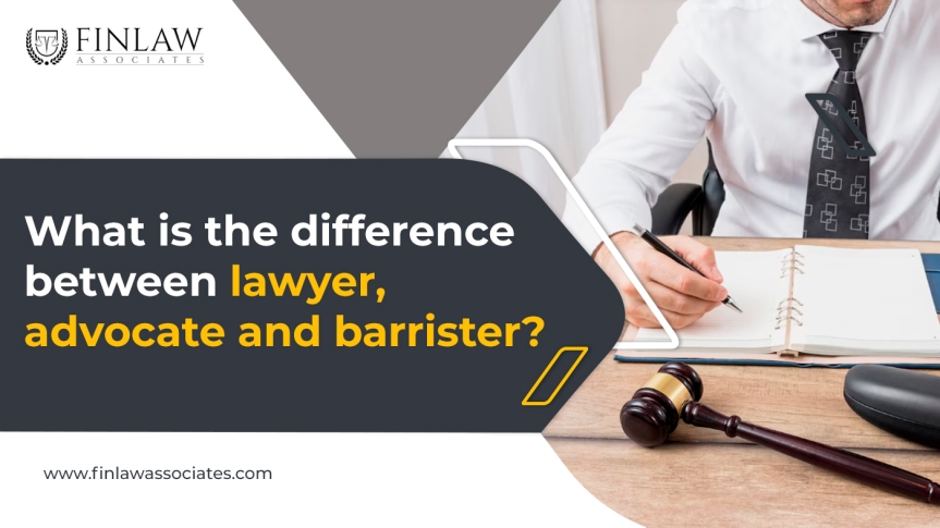What is the difference between a lawyer, advocate and barrister?